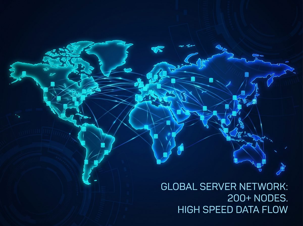 银狐加速器全球服务器节点分布图